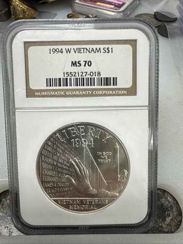 1994 W Vietnam Dollar NGC MS 70 - Picture 1 of 2