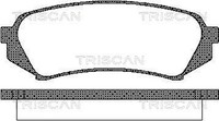 Bremsbelagsatz Scheibenbremse Triscan 8110 13049 FüR Toyota Lexus Land Cruiser