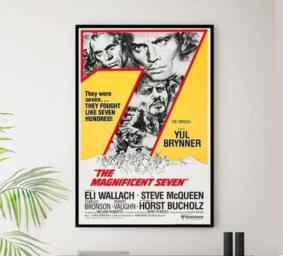 The Magnificent Seven 1960 - US - v1 - Classsic Movie Poster ebay