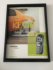 SIEMENS C55 HANDY - 2002 A4 gerahmt Original Werbung
