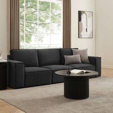 Dusk Brooklyn Ink Velvet 3 Seater Sofa RRP £799