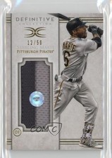 2017 Topps Definitive Collection Jumbo Relic /50 Starling Marte #DJRC-SM p8v