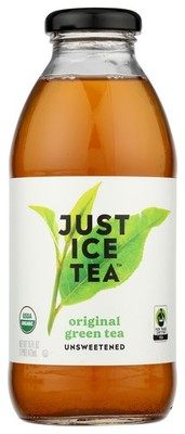 Just Ice Tea Organic Original Green Unsweetened 16 Fl Oz