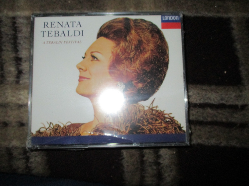 RENATA TEBALDI: A Tebaldi Festival  2 CD SET 1997 Decca London BMG Direct NEW - Foto 1 di 2