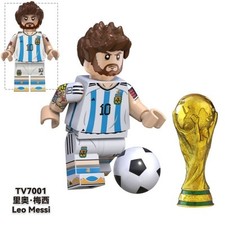 Lionel Messi World Winner Custom 2" Miniature Figure New/Mint