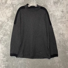 JOOP Men Lambswool Mock Neck Neutral Pullover Long Sleeve Sweater 2XL* Gray