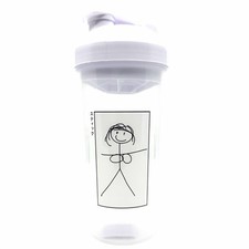 GamerSupps GG Waifu Cup Stick Figure Waifu Limited Edition Shaker Cup IN HAND