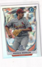 2014 Bowman Draft #CDP76 Andrew Morales Chrome Refractors