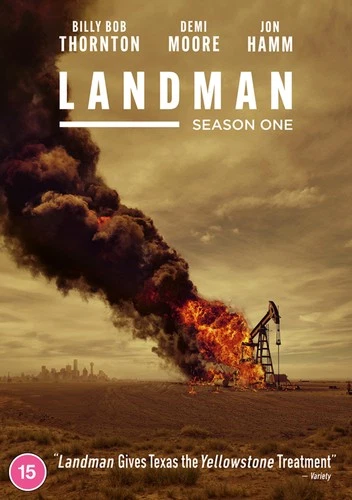 Landman: Season One DVD (2025) Billy Bob Thornton cert 15 3 discs ***NEW***