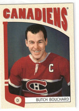 2004-05 In The Game ITG Franhises Canadian Montreal Canadiens Butch Bouchard #54