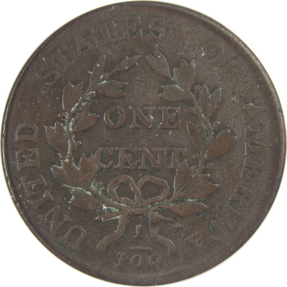 1803 Small Date and Fraction Draped Bust Cent G 6 Details SKU:CPC1194 - Image 4 of 4