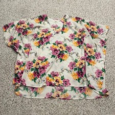 Show Me Your Mumu Floral Tunic Blouse Sz M Feminine Flowy 