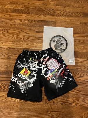 Hellstar Shorts Graffiti Patched Size Medium