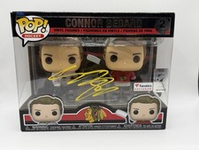 CONNOR BEDARD SIGNED CHICAGO BLACKHAWKS FANATICS FUNKO POP - BECKETT LOA