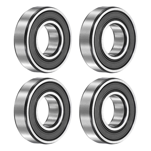 4 StüCk 6002-2RS Rillenkugellager, 15X32X9 Mm FüR Doppeldichtung-image
