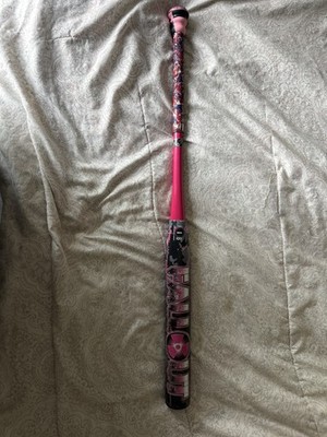 Used 2021 Monsta PINK Fallout M2 3500 FLEX Handle 27oz. ASA Softball Bat