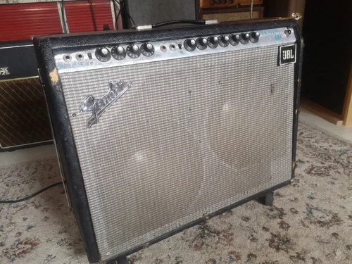 Fender Twin Reverb Silverface Valve Amplifier 1970s Vintage - Picture 6 of 12