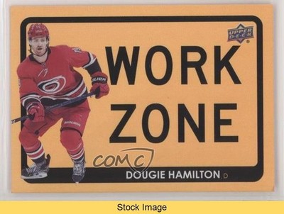2021-22 Upper Deck Series 1 Work Zone Dougie Hamilton #WZ-8 READ 1a9z