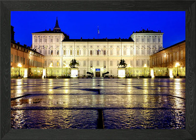 Palazzo reale di Torino Gerahmtes Wandbild Poster Leinwanddruck Bild