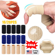20 Compression Finger Sleeves Splint Brace Finger Support Pain Arthritis Trigger