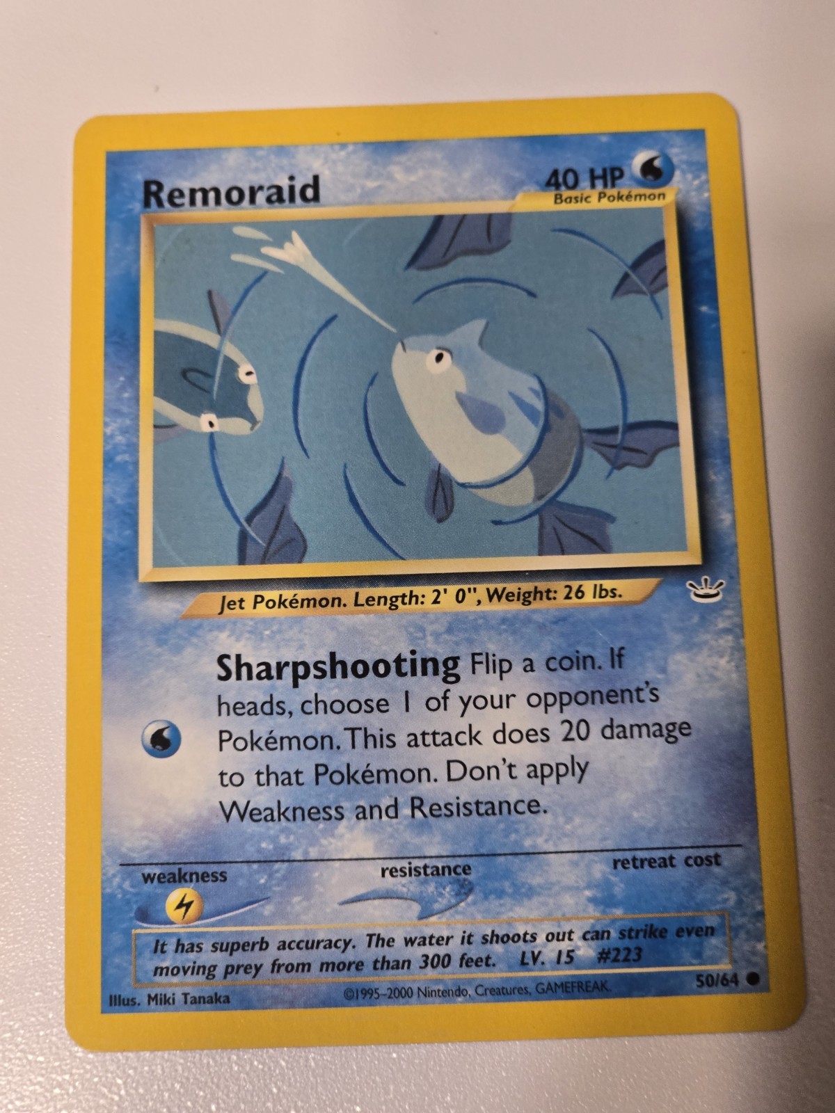 Remoraid 50/64 Neo Revelation NM Pokemon Fast Shipping