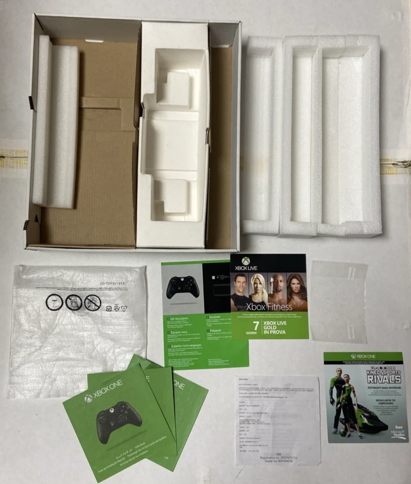 SOLO SCATOLO - Microsoft Xbox One Nera - 500GB - Model 1540 - Immagine 2 di 4