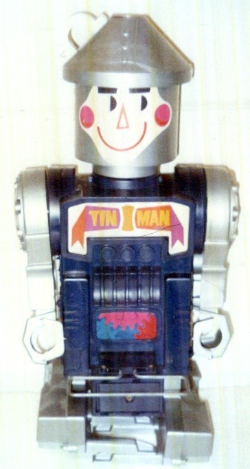 Vintage Wizard of Oz Tin Man Robot Remco Toys 1969 Not Working