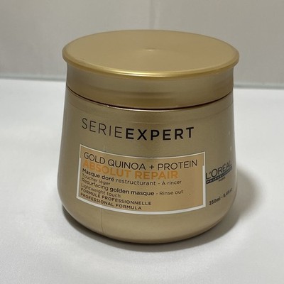 L'OREAL Serie Expert Absolut Repair Gold Quinoa + Protein Masque, 8.4fl Oz