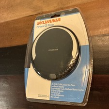 NEW Sylvania Personal CD Player New Sealed Black With Earbuds SCD300DG-4 Sealed