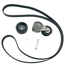 Serpentine Belt Tensioner Pulley Kit for 96-03 Chevy C1500 Pickup GMC Isuzu P30