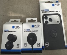 Quad Lock Vent Car Mount Kit MAG Charging Head and iPhone 17 Pro Max MAG Case