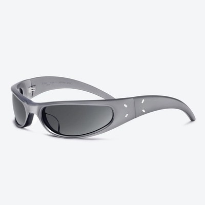 小物 Maison MargielaxGentle Monster MM203 Gentle Monster x Maison Margiela MM203 Silver Gray Sunglasses