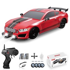 2.4GHz 1:16 Scale 4WD High Speed Remote Control Cars Vehicle with LED Lights Two