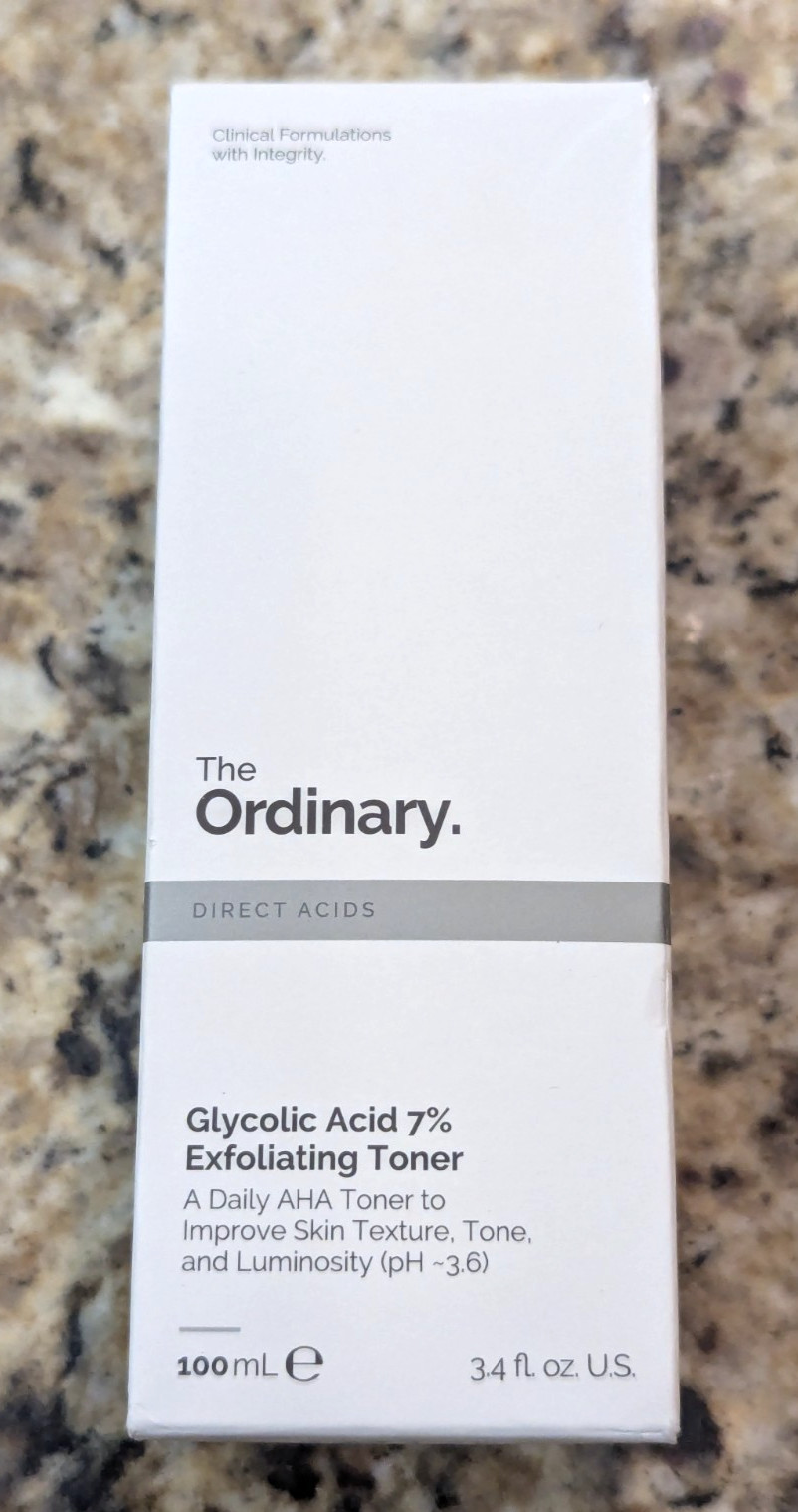 The Ordinary Glycolic Acid 7% Exfoliating Toner Skincare AHA 3.4 fl oz
