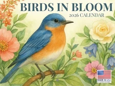 Watercolor Birds Calendar 2026 Monthly Bird Illustrations