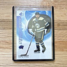 Upper Deck 2020-21 SP Rookie Authentics Liam Foudy #105 Blue Jackets