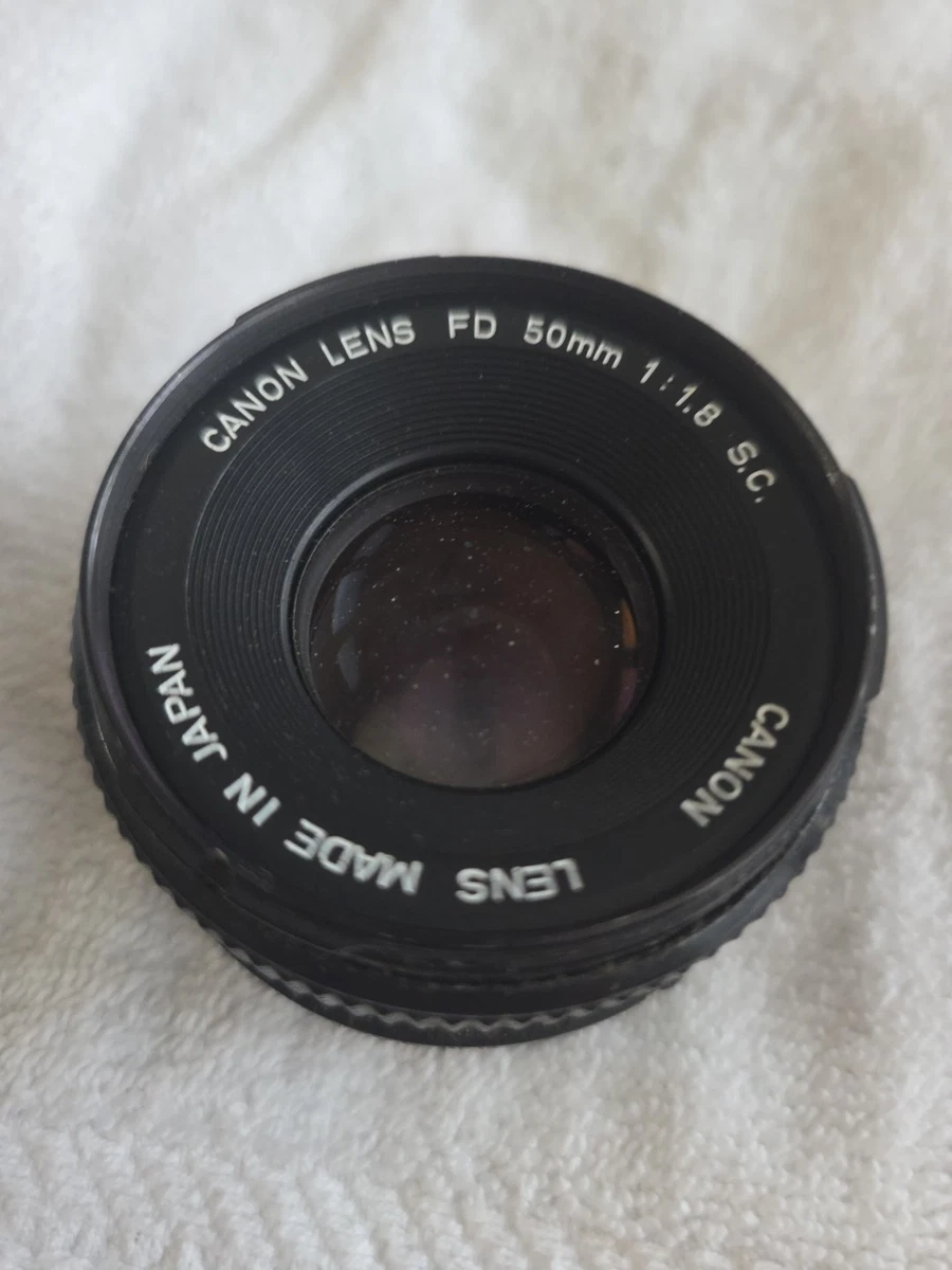 Canon FD f/1.8 Camera Lenses 50mm Focal for sale | eBay