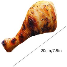 ⁺20cm Simulation Chicken Leg Plush Toy Chicken Wing Drumstick Fried Pillow