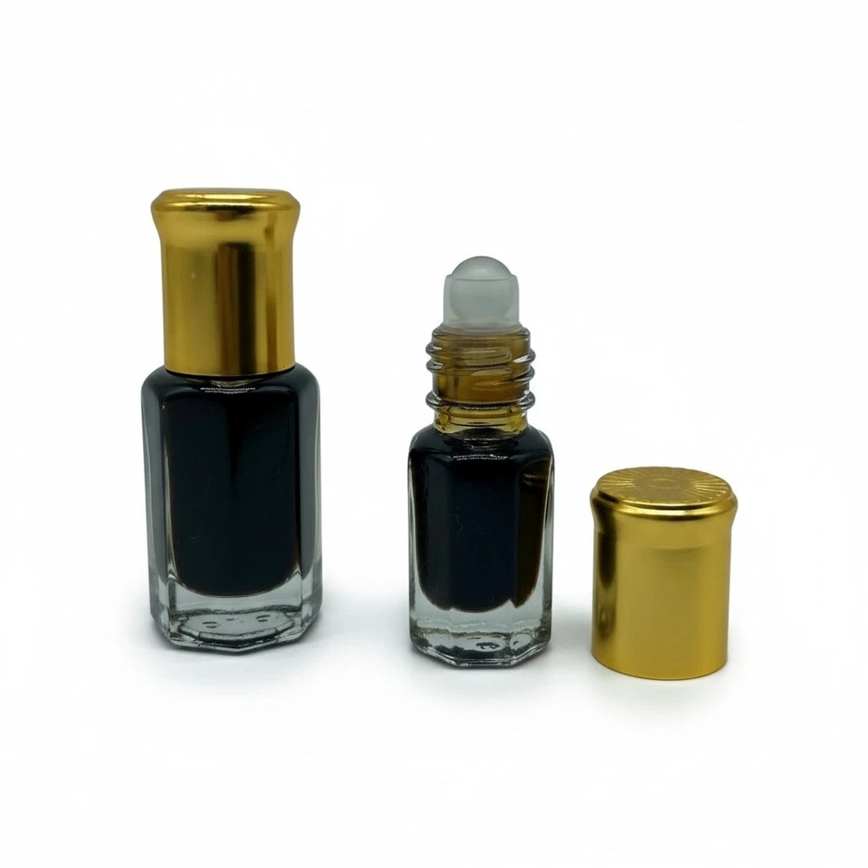 PREMIUM AMBER Duft Parfüm Öl - Roll On Misk Oud Ambar Weihrauch harzig holzig