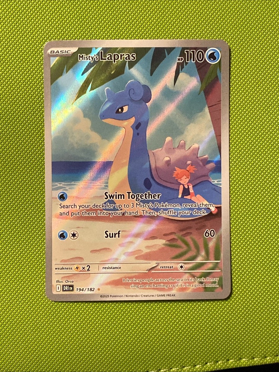 Pokemon TCG SV10: Destined Rivals Misty's Lapras 194/182