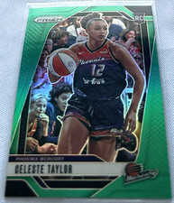 2024 Panini Prizm WNBA Basketball Celeste Taylor Phoenix Mercury Green Prizm #48