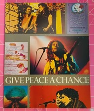 Give Peace a Chance Philbin 1983 First Edition Peace Music Exhibit Catalog