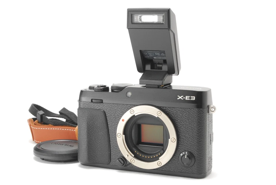 [CASI COMO NUEVA CON ESTUCHE] Cuerpo de cámara digital Fujifilm Fuji X-E3 negro con flash JAPÓN Foto 2 de 4