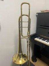 Bach 50BO Stradivarius Bass Trombone with modified bell cut