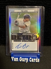 2021 Panini Donruss Optic - Retro Signature Series Tim Lopes #RET-TI Holo Prizm