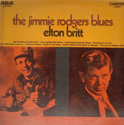 Elton Britt The Jimmie Rodgers Blues NEAR MINT RCA Camden Vinyl LP