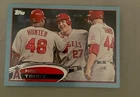 Topps 2012 Blue Border Mike Trout #446 Los Angeles Angels Baseball Card