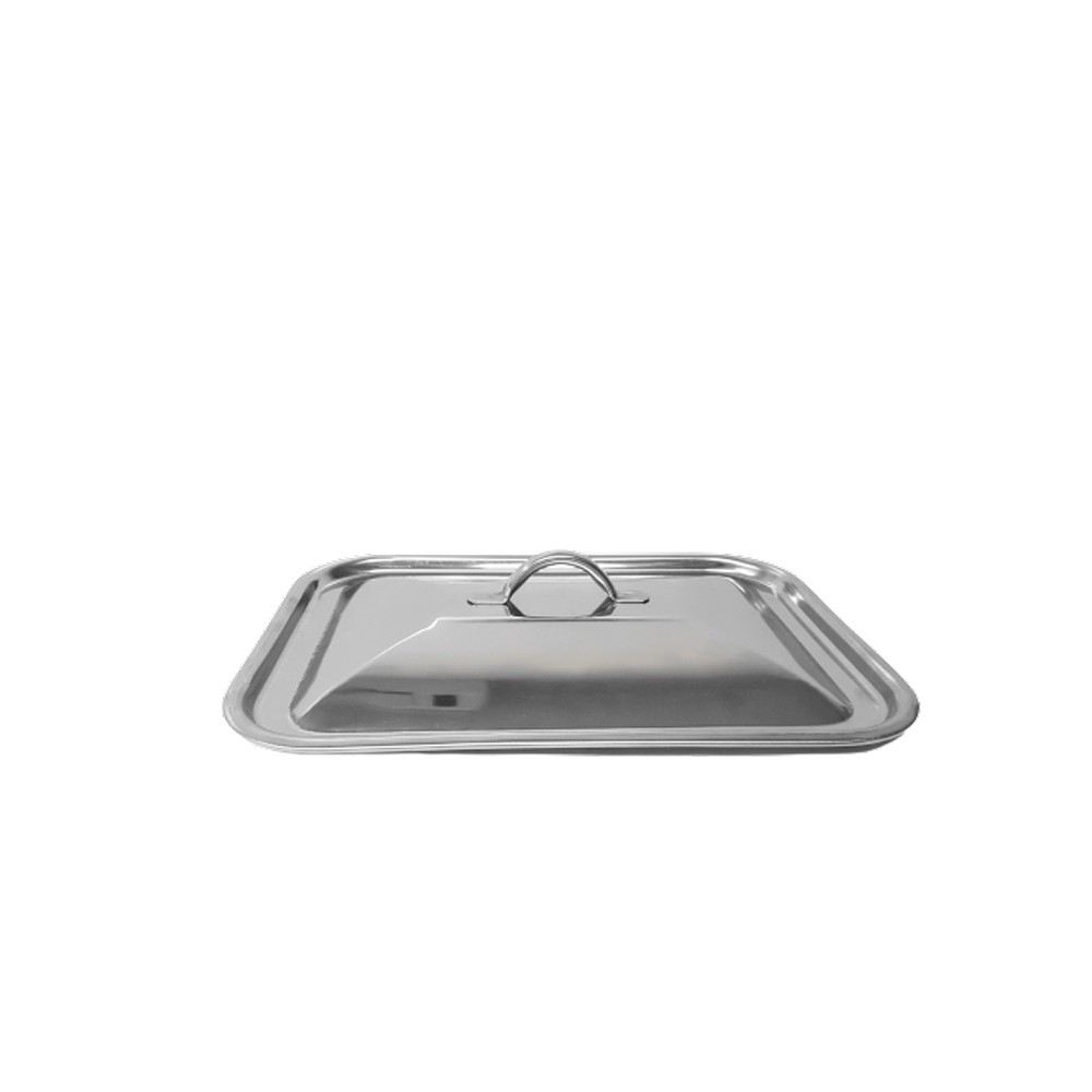 Couvercle inox pour plat 40x28 cm idéal pour garder vos repas de famille au chaud