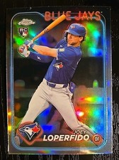 Joey Loperfido 2024 Topps Chrome Refractor USC195 RC Blue Jays Rookie 