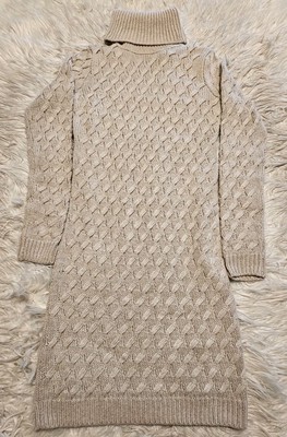 Wool Blend Beige Cable Knit Sweater Midi Dress Y2K Moda International Size M | eBay Wool Blend Beige Cable Knit Sweater Midi Dress Y2K Moda International Size M | eBay